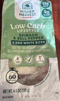 Spinach and bell pepper white bites