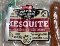 Heb Premium Mesquite Smoked Sausage