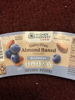 Dairy-free Almond Based Yogurt Blueberry