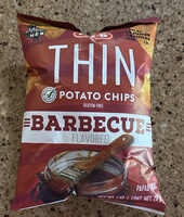 Thin Potato Chips Barbecue Flavored