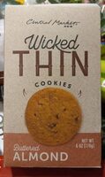 Wicked Thin Cookies Buttered Almond