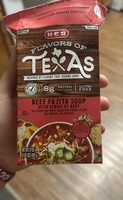 Flavor is of Texas Beef Fajita Soup