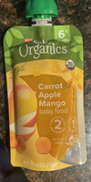 Carrot Apple Mango baby food