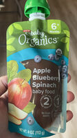Apple Blueberry Spinach baby food