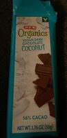 Vegan dark chocolate coconut