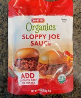 HEB Organics Sloppy Joe Sauce