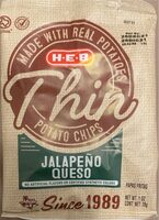 Thin Potato Chips Jalapeño Queso