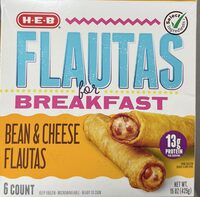 Bean and Cheese Breakfast Flautas