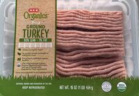 Ground turkey organic 93% lean 7% fat