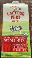 Lactose  free whole milk