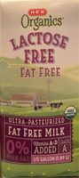 Lactose Free Fat Free Milk