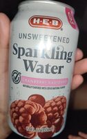 Unsweetened sparkling water