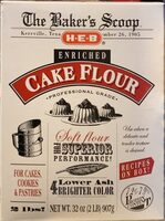 Enriched cake flower