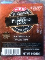 Sliced Peppered Salami