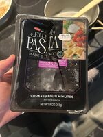 Roasted tomato, mozzarella, and basil ravioli