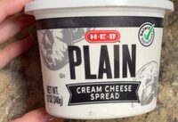 Plain cream cheese spread