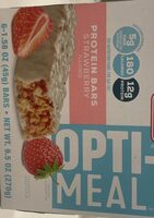 Opti-Meal Protein Bars strawberry
