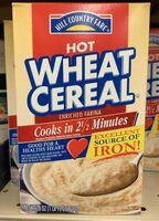 Hot wheat cereal