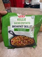 Veggie diced potato breakfast skillet