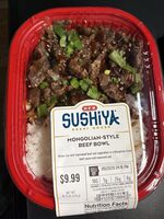 Mongolian style beef bowl