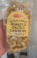 Extra large roasted salted cashews