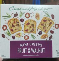 Mini Crisps Fruit & Walnut