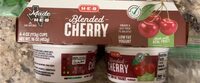 Blended cherry low fat yogurt