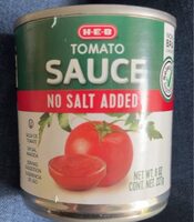 H-E-B tomato sauce no salt added