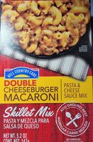 Double Cheeseburger Macaroni Pasta & Cheese Sauce Mix