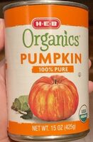 Organic pumpkin 100% pure