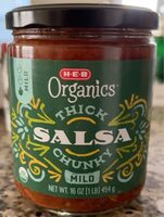 Organics thick salsa chunky mild