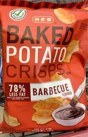 Baked potato crisps