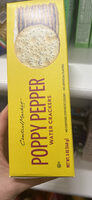 Poppy Pepper Water Crackers