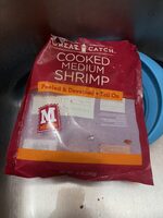 Cooked medium shrimp