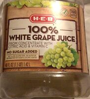 White grape juice
