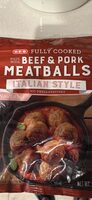 Beef & Pork Meatballs Italian Style