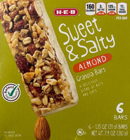 Sweet & Salty Almond Granola Bars