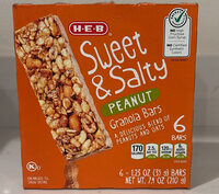 Sweet & salty peanut granola bars