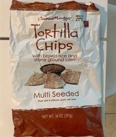 Multi seeded tortilla chips
