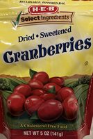 Dried Sweetened Cranberries