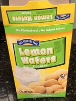 Lemon wafers cookies
