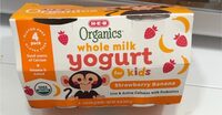 Organics whole milk yogurt