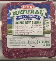 Natural Ground Beef Sirloin