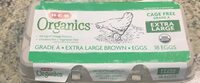 Organic brown egg cage free