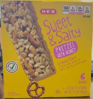Sweet & Salty Pretzel with Honey Granola Bars