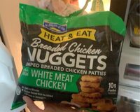 Breaded chicken nuggets