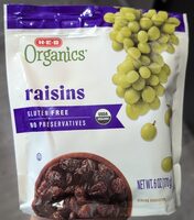 Organic raisins
