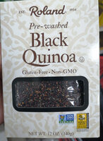 Roland, pre-washed black quinoa