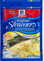 Seafood Steamers Seasoning & Steaming Bag, Lemon Garlic
