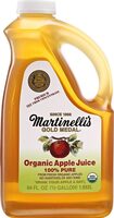 Organic apple juice